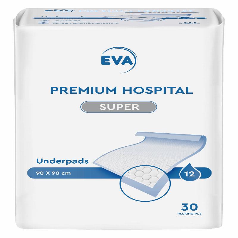 Пелюшки EVA premium hospital Super, 90x90